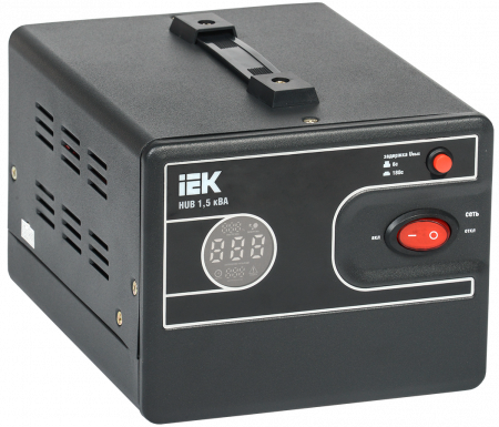 IVS21-1-D15-13 Стабилизатор напр. 1-ф. переносн. 1.5кВА HUB IEK 