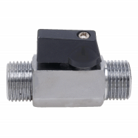 Кран шаровой мини хром НН 1/2 Н AQUALINK 01487