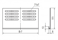 4400013 Avanti Розетка с крышкой в стену, 2P+E, ''Белое облако'' DKC 