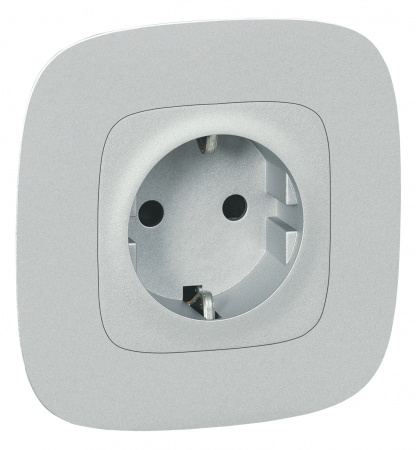 Valena ALLURE Рамка 1 пост алюминий универсальная Legrand 754391