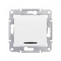 Выключатель одноклавишный, с подсветкой, в рамку, белый Schneider Electric SDN1400121