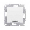 SDN1400121 Выключатель одноклавишный, с подсветкой, в рамку, белый Schneider Electric 