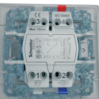 Sedna Переключатель одноклавишный в рамку белый схема 6 Schneider Electric SDN0400121