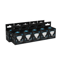 Лампа светодиодная LED 9 Вт 830 лм 6500К AC150-265В GU5.3 софит MR16 холодная Black GAUSS 101505309