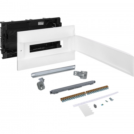 Practibox S Пластиковый щиток Встраиваемый (ЩРв-П) 1X18 Белая дверь Legrand 137546