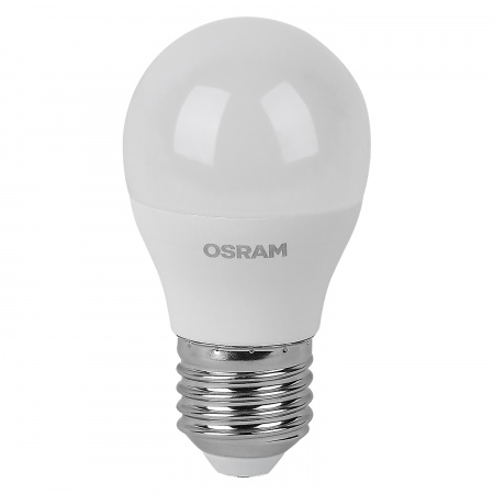 Лампа светодиодная LED 7 Вт E27 4000К 560Лм шарик 220 В (замена 60Вт) OSRAM LEDVANCE 4058075578227