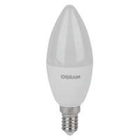 Лампа светодиодная LED 7 Вт E14 3000К 560Лм свеча 220 В (замена 60Вт) OSRAM упаковка 5 шт LEDVANCE 4058075577923