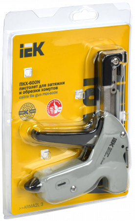 A2L3-TT10-1-1-600N Пистолет для затяжки и обрезки хомутов ПКХ-600N ARMA2L 3 IEK 