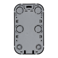 Розеточный блок двойной (розетка двойная) с       заземлением -Legrand Quteo - с предварительным    подключением без шторок IP 20 16А 250В винтовые   зажимы накладной монтаж - чёрный матовый 782470