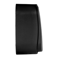 Розеточный блок тройной (розетка тройная) с       заземлением -Legrand Quteo - с предварительным    подключением со шторками IP20 16А 250В винтовые   зажимы накладной монтаж - чёрный матовый 782473