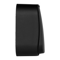 Выключатель одноклавишный - Legrand Quteo - IP20 10А 250В винтовые зажимы накладной монтаж - чёрный матовый 782471