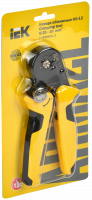 Клещи обжимные КО-12 0.25-10мм2 (шестигранник) ARMA2L 3 IEK A2L3-KL10-C025-010-12