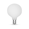 Лампа светодиодная филаментная LED 10 Вт 1070 лм 3000К AC185-265В E27 шар G95 теплая матовая колба диммируемая Black Filament Gauss GAUSS 189202110-D
