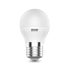 Лампа светодиодная LED 8 Вт 520 лм 3000К AC180-240В E27 шар P45 теплая Elementary GAUSS 53218