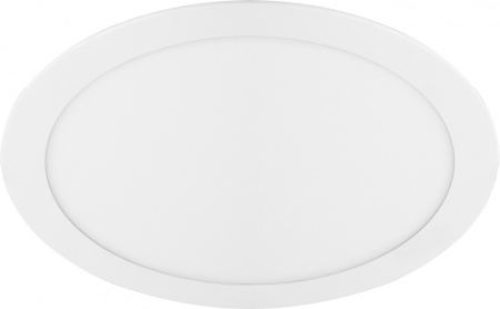 Светильник светодиодный ДВО-24w 4000K 1500Лм slim белый FERON AL500 28967