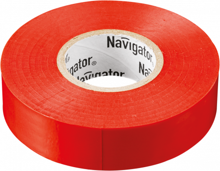Изолента ПВХ красная 15мм 20м Navigator Group 71104 17351