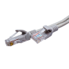 Патч-кордUTP 5e 4х2 26AWG (7х0.16mm) Cu LSZH серый 0.5м SUPRLAN 10-0141