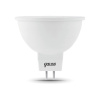 Лампа светодиодная LED 5 Вт 530 лм 4100К DC12В GU5.3 софит MR16 нейтральный Низковольтная Black GAUSS 201505205