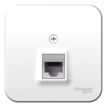 Розетка BLANCA наружная компьютерная RJ45, кат.5e, с изолирующей пластиной, белый Systeme Electric BLNIA045001