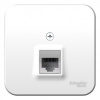 Розетка BLANCA наружная компьютерная RJ45, кат.5e, с изолирующей пластиной, белый Systeme Electric BLNIA045001