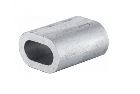 Зажим для троса DIN 3093 5мм алюминиевый Крепдил DIN3093-5