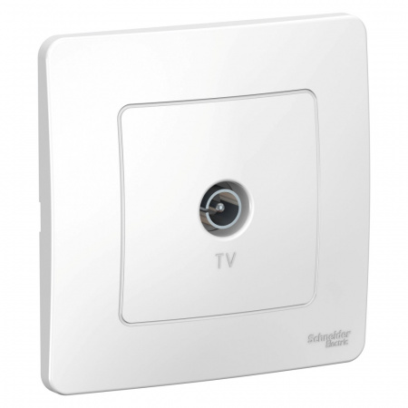 BLNTS000011 BLANCA скрытой установки коннектор тв, белый Systeme Electric 