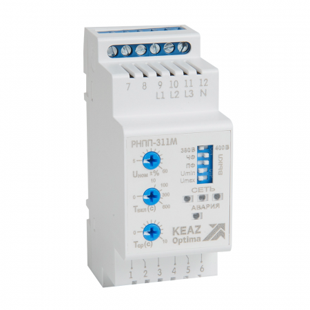 Реле напряжения OptiDin РНПП-311М-УХЛ3.1 КЭАЗ 114060