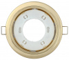 LIGHTING Светильник 4114 встраиваемый под лампу GX53 золото IEK LUVB0-GX53-1-K22