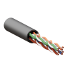 Кабель витая пара TERACOM PRO Cat.5E U/UTP 4 пары solid внешний 24AWG оболочка LDPE цвет черный (упак. 305м) EKF TRP-5EUTP-04PE-BK-OUT3