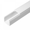 Кабель-канал белый 2-й замок в п/э 25х25 мм (48м/уп) Промрукав PR.0625251