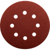 Диск шлифовальный 8 отверстий коричневый D125 мм, A80 (10 шт) Makita D-54514