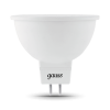 Лампа светодиодная LED 9 Вт 830 лм 3000К AC150-265В GU5.3 софит MR16 теплая Black GAUSS 101505109