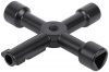 Ключ универсальный для электрошкафов 4-в-1 FIT 60105