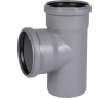 Тройник канализационный 87 град. 110 Ostendorf 115400