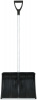 Лопата для уборки снега ''Снеговик'' пластиковая, алюминиевый черенок 500х375х1450 мм РОС 68104