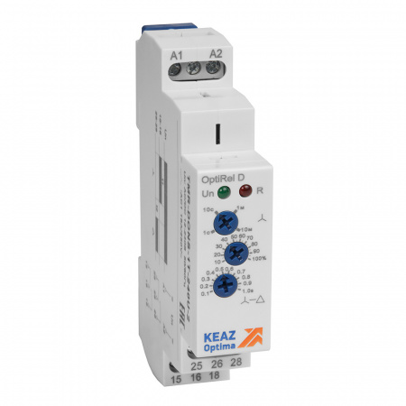 Реле времени OptiRel D TMR-DONS-1T-240U-2 пуска звезда-треугольник 16А 2СО 12-230АС/DC КЭАЗ 332017