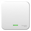 Выключатель BLANCA одноклавишный наружный (схема 1) с подсветкой и изоляционной пластиной 6а 250в белый Systeme Electric BLNVA061111