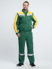 Костюм Сфера NEW (ткань Смесовая,210) полукомбинезон, зеленый/желтый, 48-50/ 170-176 Факел 87468104 87468104003