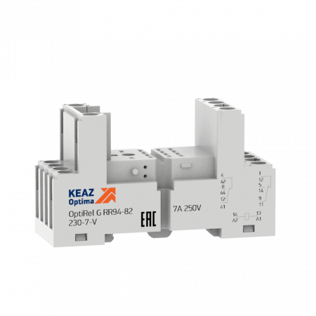 Розетка для реле OptiRel G RR94-82-230-7-V КЭАЗ 281172