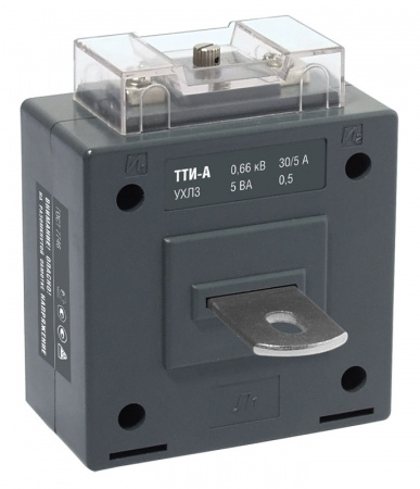 Трансформатор тока ТТИ-А 600/5А с шиной  5ВА класс точности 0.5 IEK ITT10-2-05-0600