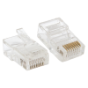 Коннектор RJ-45 TERACOM неэкранированный 8P8C Cat.5E универсальный (упак.50шт) EKF TRC-PLUG-5EUTP-50