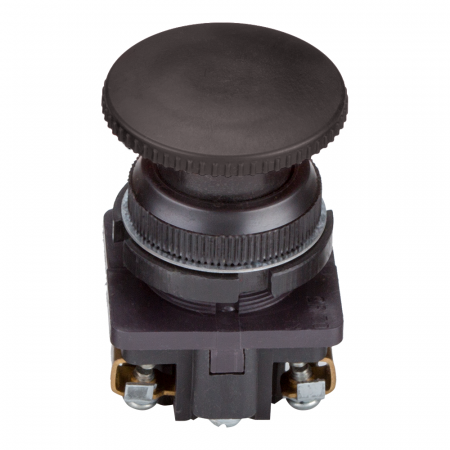 264502 Выключатель кнопочный КЕ 021-У3-исп.2- (черный) КЭАЗ 