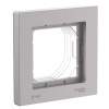 ATLASDESIGN AQUA рамка однопостовая IP44, АЛЮМИНИЙ Systeme Electric ATN440301