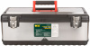 Ящик для инструмента пластиковый 23'' (59 х 28 х 22.5 см) металл.замки,облицовка из нерж.стали FIT 65603