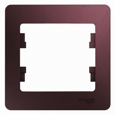 GSL001101 GLOSSA рамка 1-постовая баклажановый Systeme Electric 