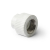 Муфта комбинированная 20 х 3/4' ВР полипропиленовая PPR белый PRO AQUA PA22010P