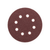 Диск абразивный на ворсовой основе, на липучке, перфорированный, P60, 125мм, 10 шт. Kranz KR-91-1165