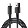 Кабель USB-A - Lightning для Apple, 2.4А. 1м, черный REXANT 18-7058