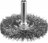 Щетка дисковая для дрели, витая стальная проволока 0.3мм. 50мм ''Профессионал''. ЗУБР 35198-050_z02