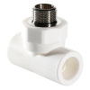 Тройник комбинированный 25 х 1/2' НР полипропиленовый PPR белый VALTEC VTp.733.0.02504 PV7332504  
